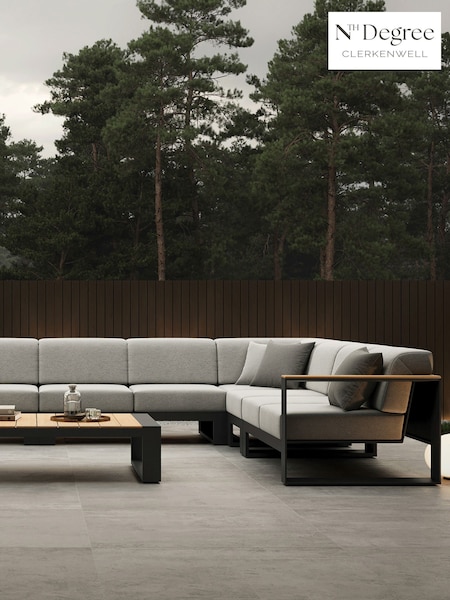 Nth Degree Dark Grey N5 Garden 8 Seater Corner Sofa (H27045) | £3,835