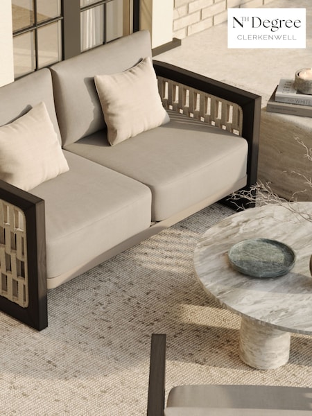 Nth Degree Dark Teak N2 Garden 2 Seater Sofa (H27057) | £1,285