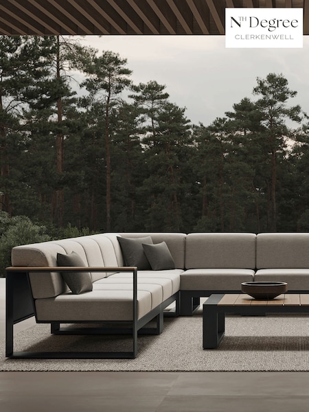 Nth Degree Dark Grey N5 Garden 6 Seater Corner Sofa (H27060) | £3,450
