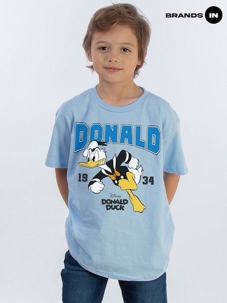 Brands In Blue Disney Donald Duck 1934 Boys 100% Cotton T-Shirt (H27110) | £18