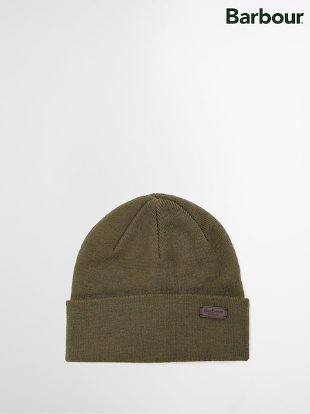Barbour® Green Healey Beanie Hat (H27112) | £25