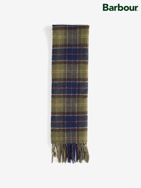 Barbour® Green Trtn Lwool Scarf (H27121) | £30