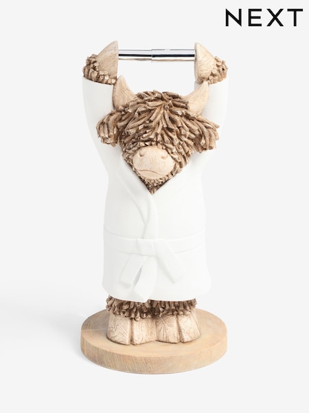 Natural Hamish Toilet Roll Holder Storage (H27131) | £95
