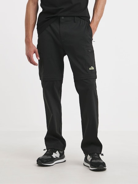 Snowdonia Black Convertible Cargo Trousers (H27147) | £55
