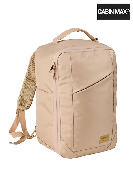 Cabin Max Cream Manhattan Cabin Travel Bag 40x20x25 Shoulder Bag and Backpack (H27151) | £35