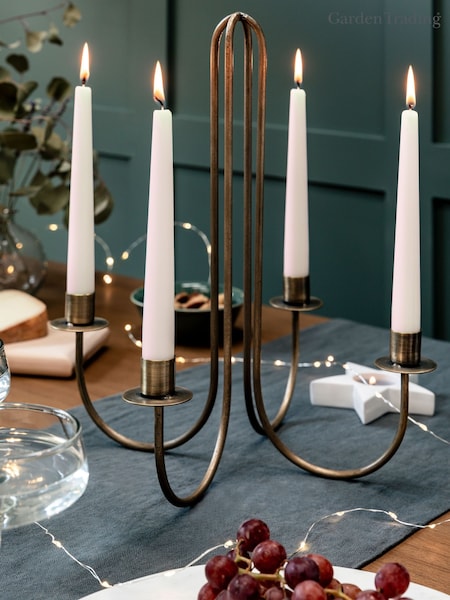 Garden Trading Brompton Dinner Candle Holder (H27346) | £45