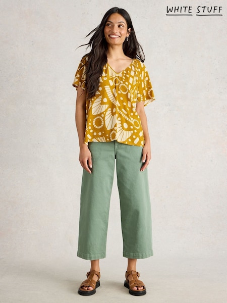 White Stuff Yellow Imogen Top (H27437) | £55