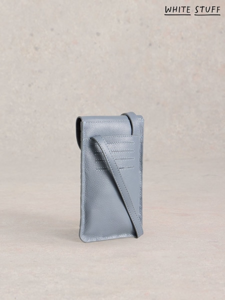 White Stuff Blue Coco Weave Phone Bag (H27439) | £39