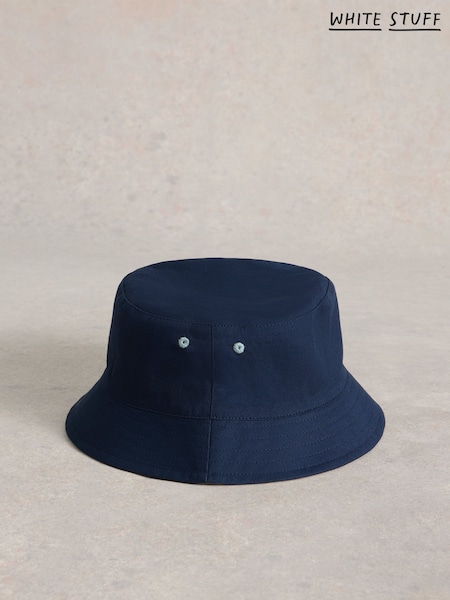 White Stuff Blue Reversible Bucket Hat (H27545) | £20