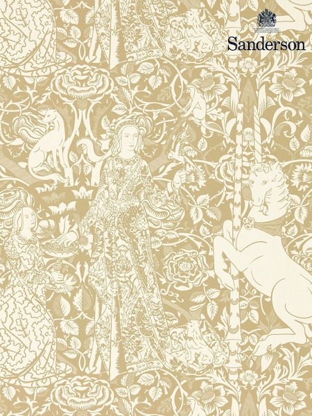 Sanderson Bone Alabaster Aurelia`s Grail X Giles Deacon Wallpaper (H28473) | £144