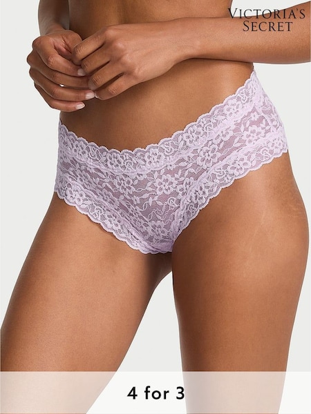 Victoria's Secret Delicate Violet Purple Cheeky Knickers (H28503) | £9