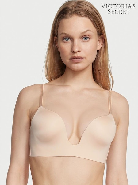 Victoria's Secret Marzipan Nude Plunge Low Back Bra (H28672) | £45