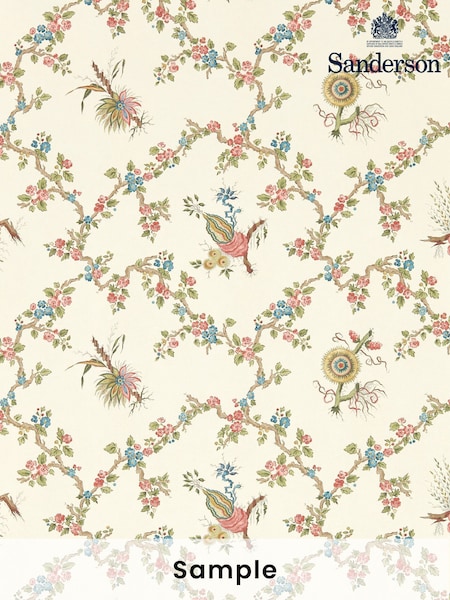 Sanderson Raspberry Stone Trelliage Giles Deacon Wallpaper Sample (H28901) | £1