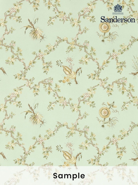 Sanderson Aphrodite Blush Trelliage Giles Deacon Wallpaper Sample (H28907) | £1