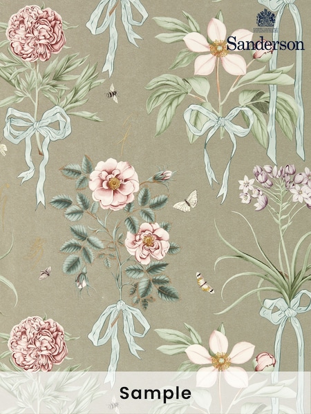 Sanderson Florin Madder Cupids Beau Wallpaper Sample (H28909) | £1