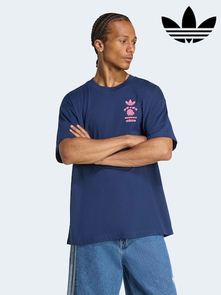 adidas Originals Indigo Blue T-Shirt (H28968) | £30