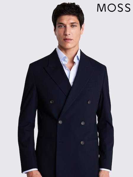 MOSS Blue Relaxed Fit Jacket (H29102) | £129