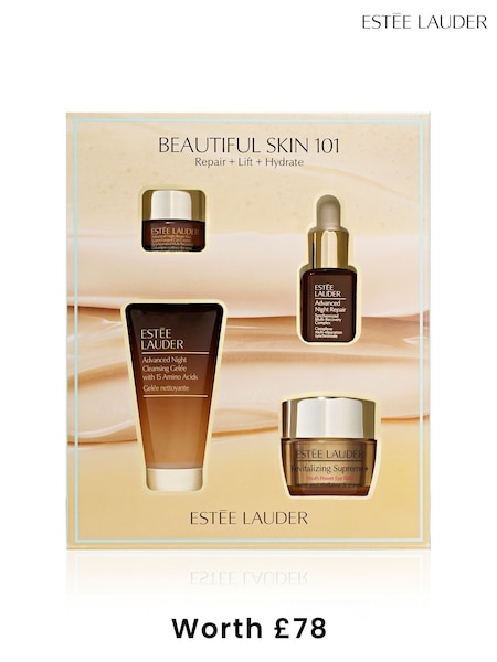 Estée Lauder Beautiful 101 Skincare Gift Set Worth 78 (H29224) | £45