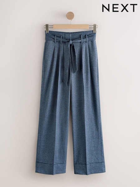Denim Superwide Belted Trousers (H29638) | £52