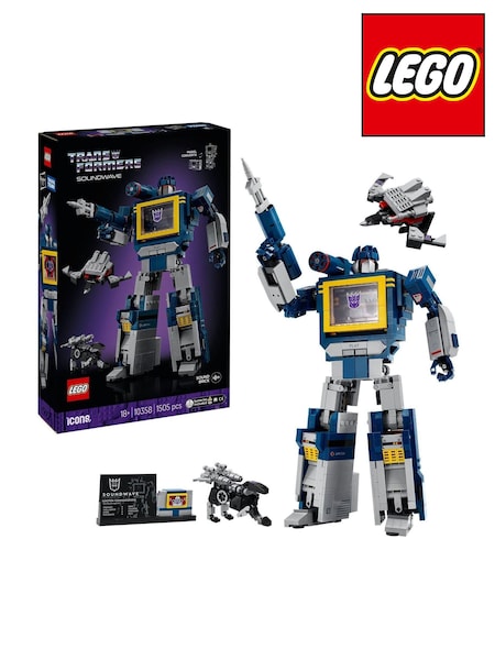 Lego Icons Transformers: Soundwave Set for Adults (H29738) | £160