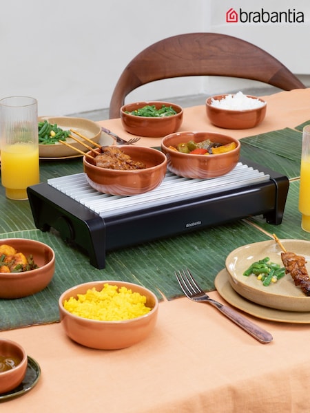 Brabantia Black Food Warmer with 2 Burners (H29813) | £34