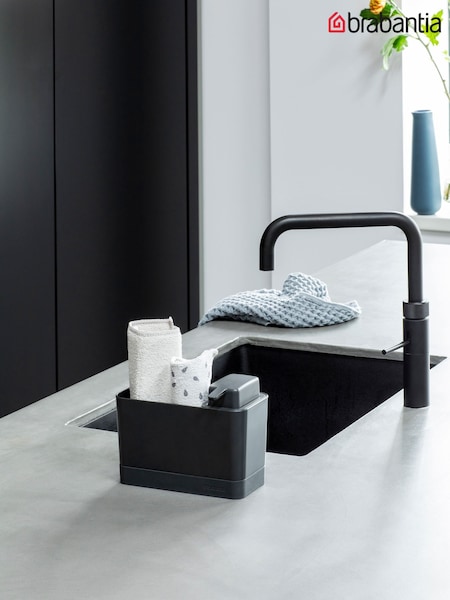 Brabantia Dark Grey Sink Side Sink Organiser Set (H29840) | £24