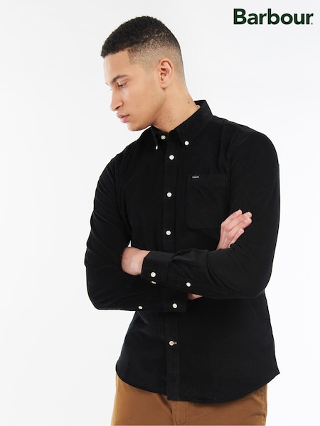 Barbour® Black Ramsey Cord Shirt (H30058) | £80