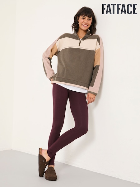 FatFace Meribel Purple High Rise Legging (H30064) | £25