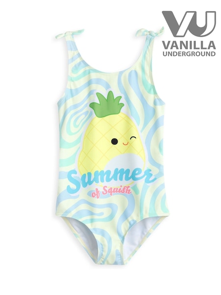 Vanilla Underground Yellow Girls Squishmallows Swimsuit (H30216) | £17