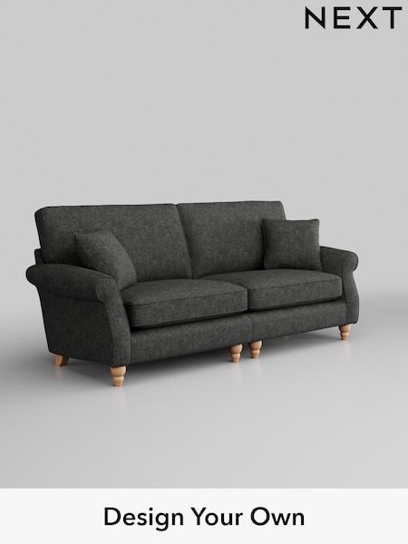 Boucle Weave Easy Clean/Charcoal Grey Ashford (H30261) | £1,425
