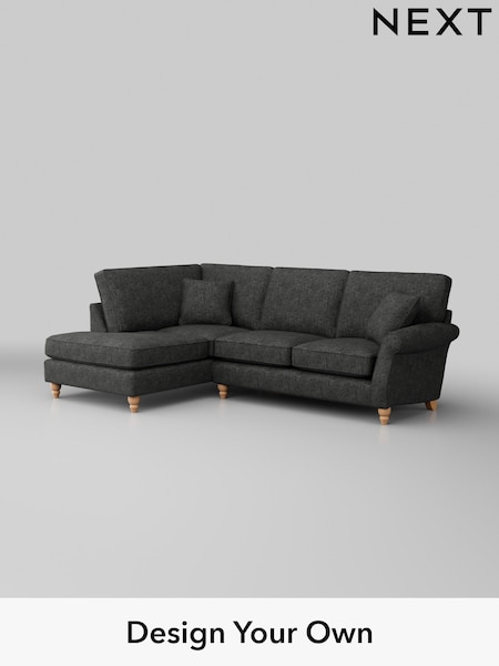 Boucle Weave Easy Clean/Charcoal Grey Ashford (H30261) | £1,925