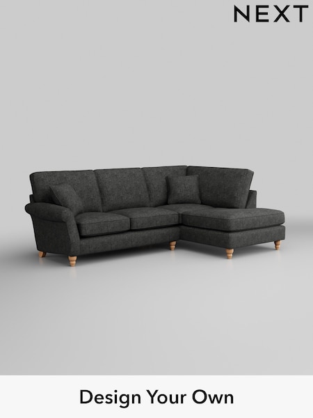 Boucle Weave Easy Clean/Charcoal Grey Ashford (H30261) | £1,925