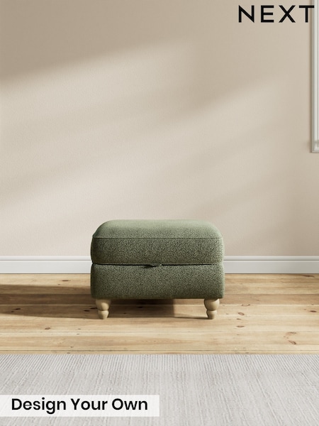 Boucle Chenille/Dark Moss Green Ashford (H30263) | £499