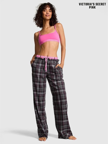 Victoria's Secret PINK Black Boyfriend Pyjama Bottoms (H30427) | £35