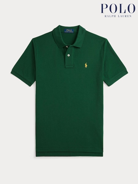 Polo Ralph Lauren Green Boys Cotton Pique Polo Shirt (H30569) | £65 - £75