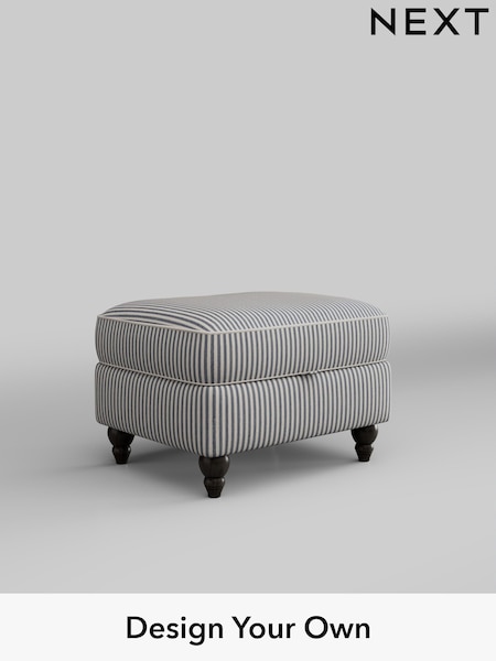 Chenille Stripe/Slate Blue Ashford (H30747) | £499
