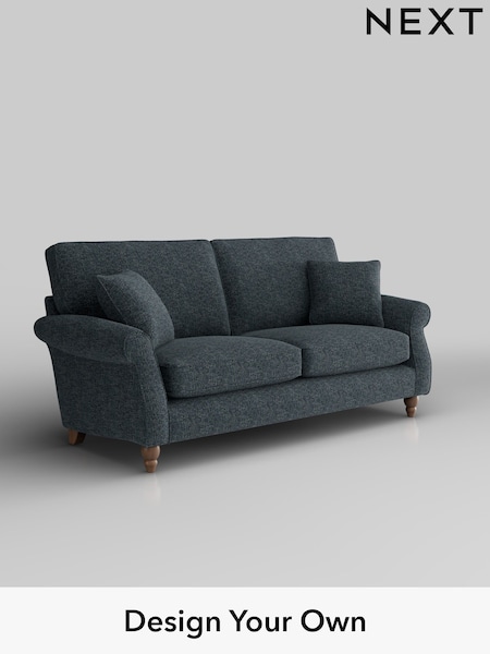 Chunky Chenille/Dark Navy Blue Ashford (H30759) | £1,375