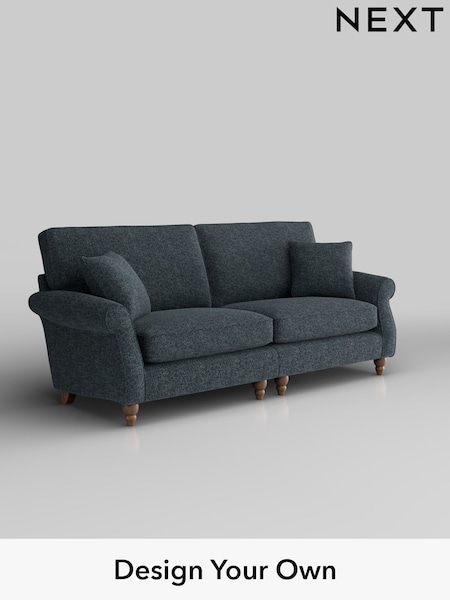 Chunky Chenille/Dark Navy Blue Ashford (H30759) | £1,550