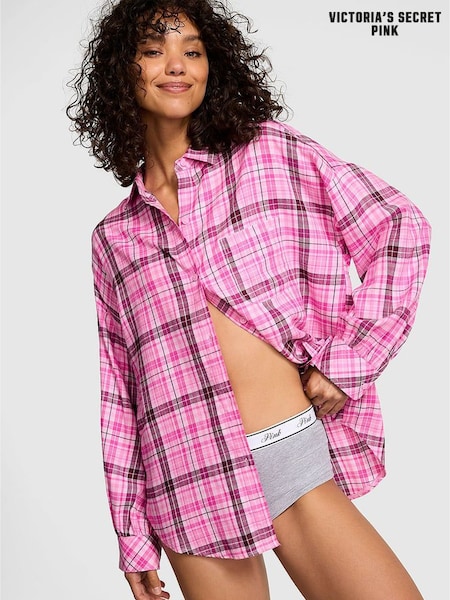 Victoria's Secret PINK Pink Lollipop Pyjama Shirt (H30774) | £35