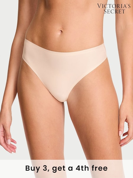 Victoria's Secret Marzipan Nude Thong Mid-Rise Knickers (H30781) | £16