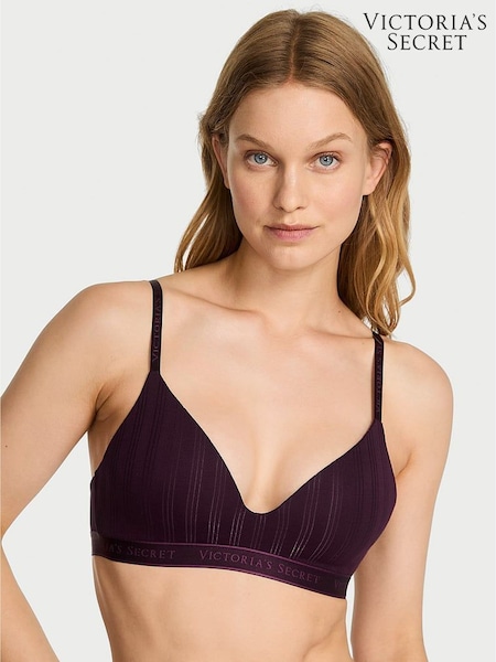 Victoria's Secret Winter Wine Purple Non Wired Lightly Lined Modal Bra (H30788) | £35