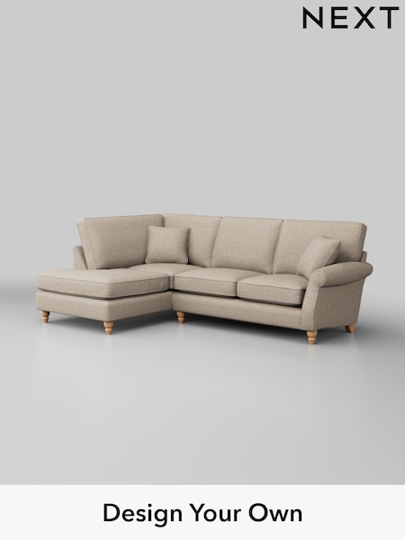 Boucle Weave Easy Clean/Dark Natural Ashford (H30834) | £1,925