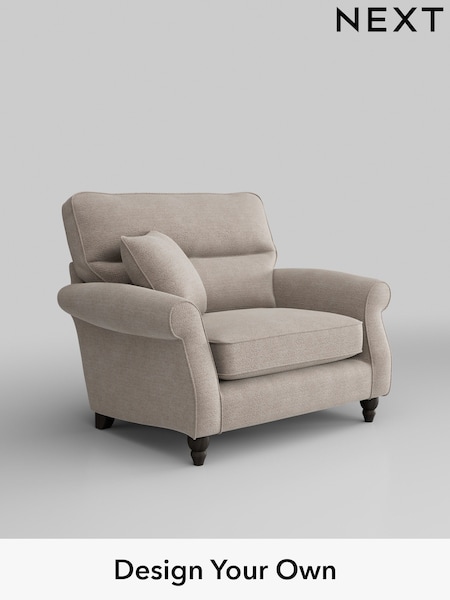 Boucle Chenille/Light Natural Ashford Highback (H30846) | £1,025