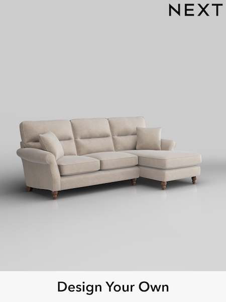 Boucle Chenille/Oyster Ashford Highback (H30854) | £2,050