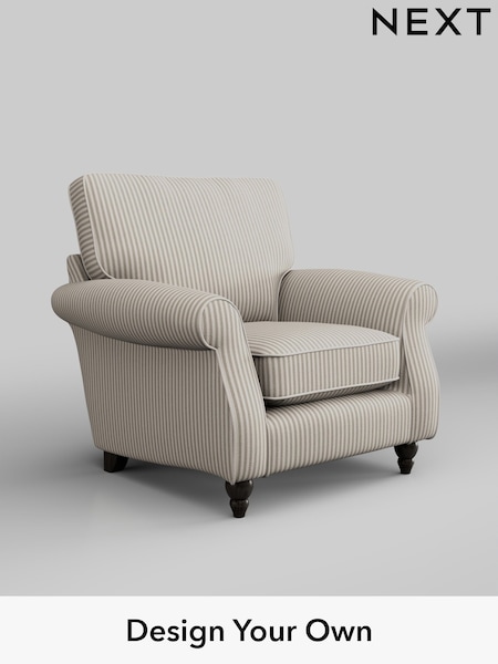 Chenille Stripe/Natural Ashford (H30861) | £875