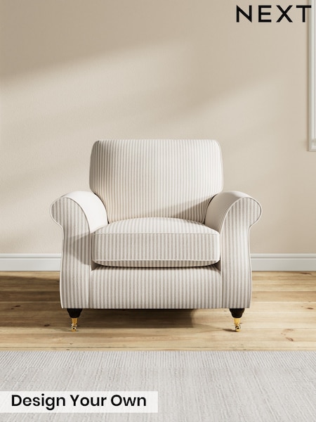 Chenille Stripe/Natural Ashford (H30861) | £875
