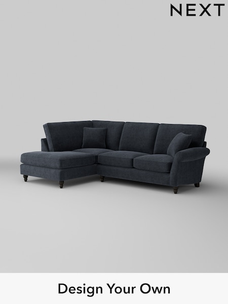 Boucle Chenille/Dark Slate Blue Ashford (H30866) | £2,025
