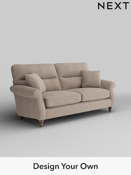 Chunky Chenille/Light Dove Ashford Highback (H30881) | £1,425