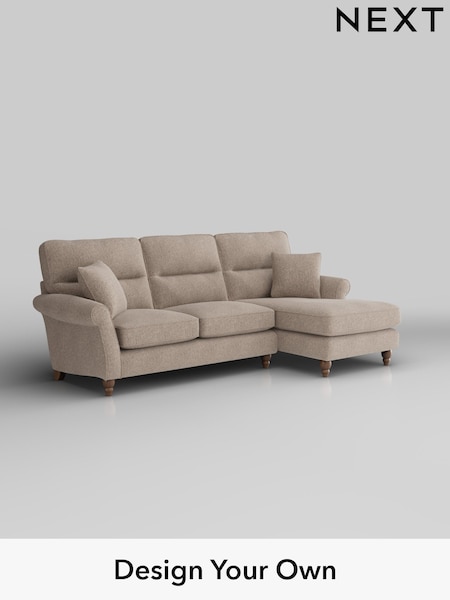 Chunky Chenille/Light Dove Ashford Highback (H30881) | £2,050