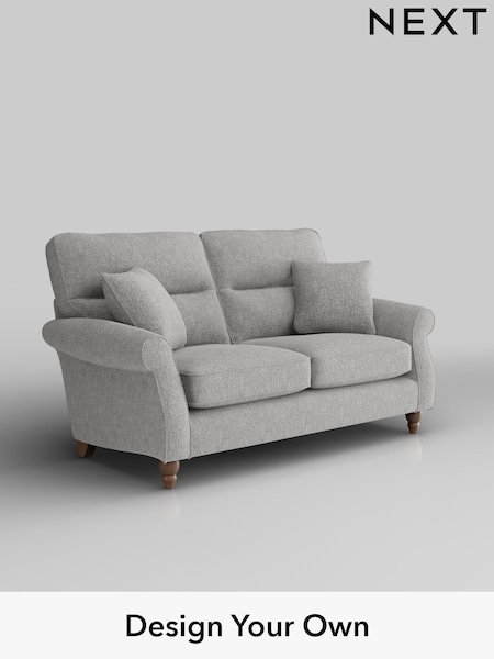 Chunky Chenille/Light Grey Ashford Highback (H30893) | £1,325